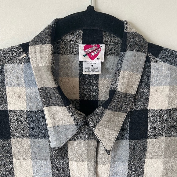 Vintage | plaid button up - Picture 2 of 6